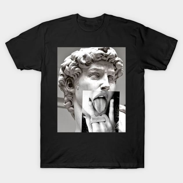 Perverted statue T-Shirt by Ding Dang